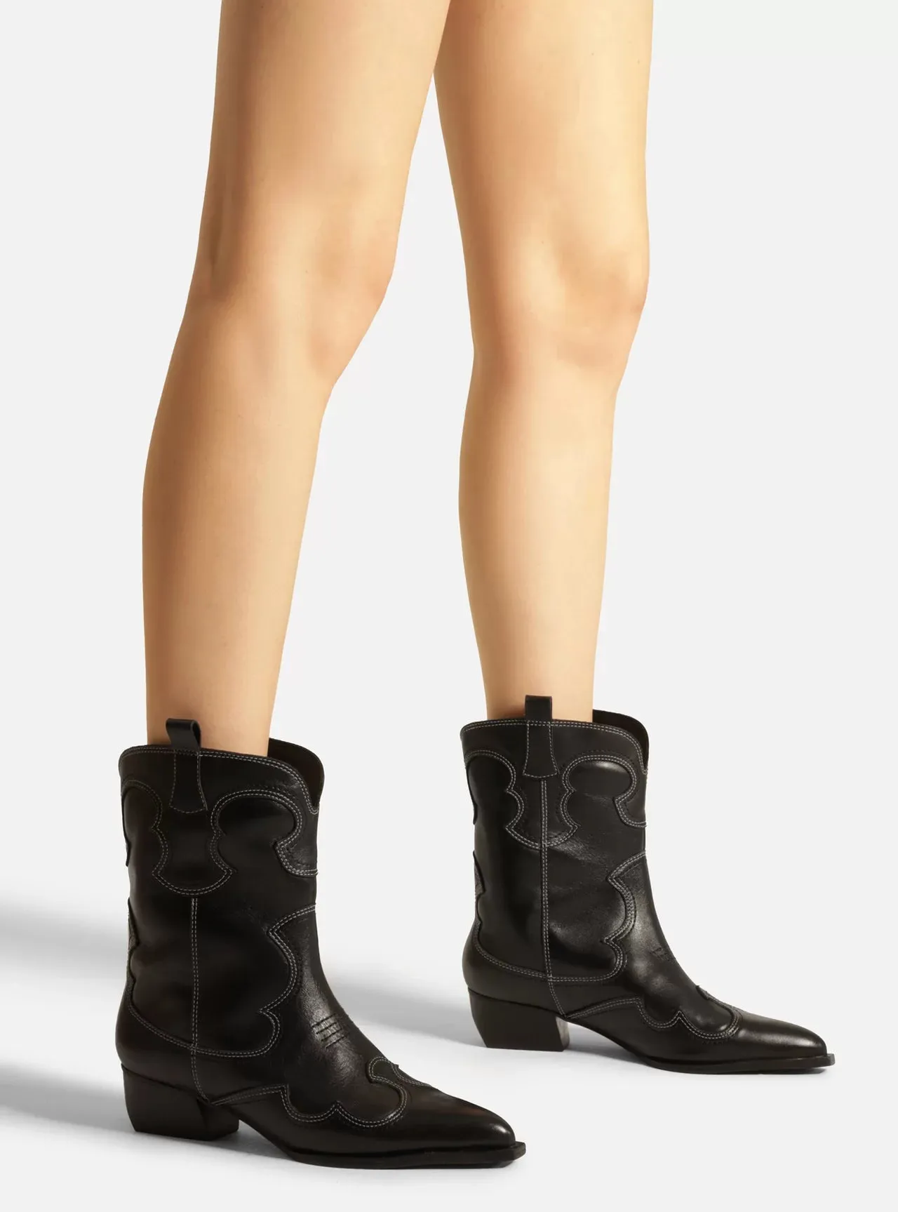 Wedding Pumps Giovanna Leather  Block Boot