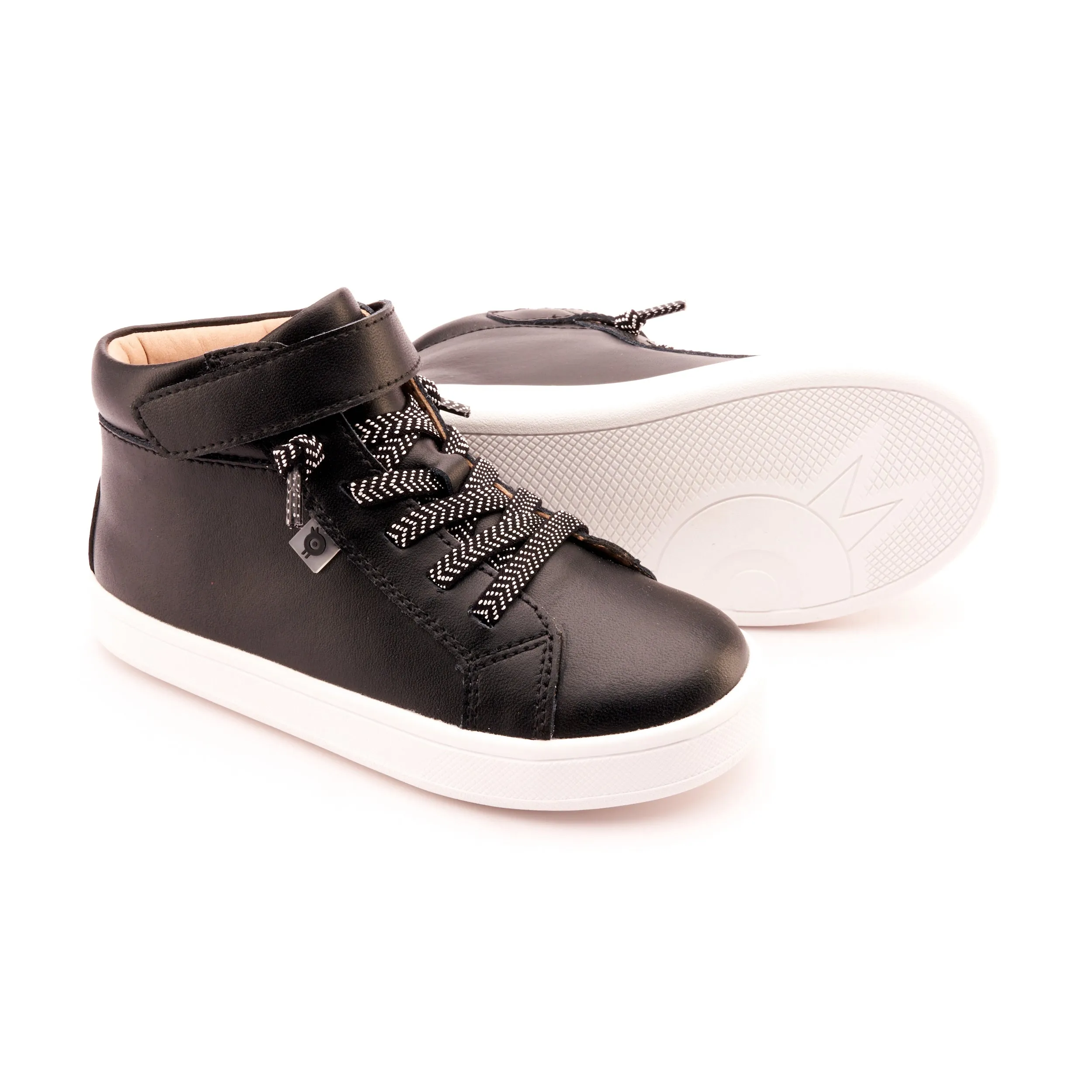 Wedges Old Soles Boy's and Girl's Smiley Casual Shoes - Sneak Black