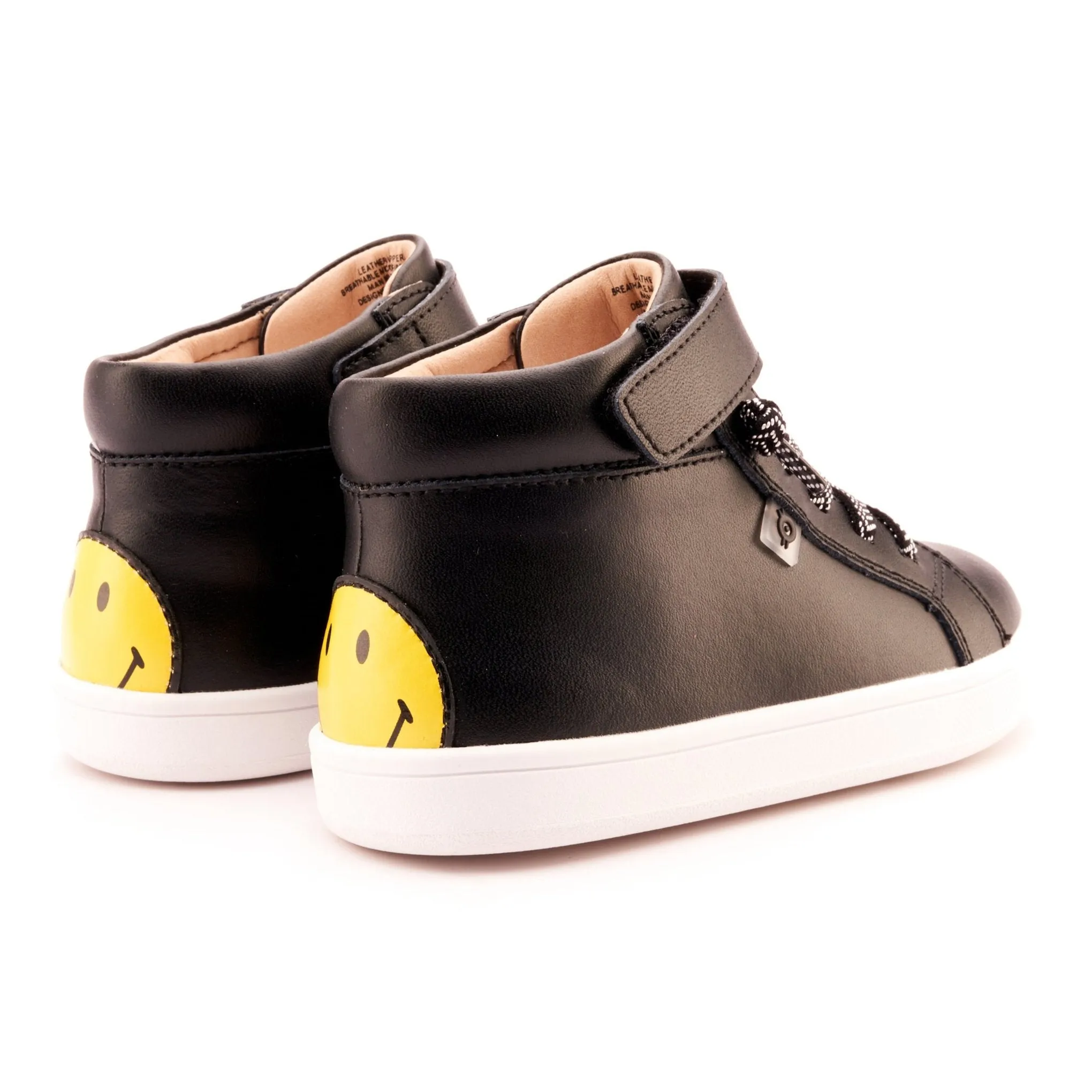 Wedges Old Soles Boy's and Girl's Smiley Casual Shoes - Sneak Black
