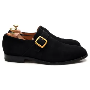 'Westbury' Black Suede Monk Strap UK 10.5 F Non Stop High-Quality Leather