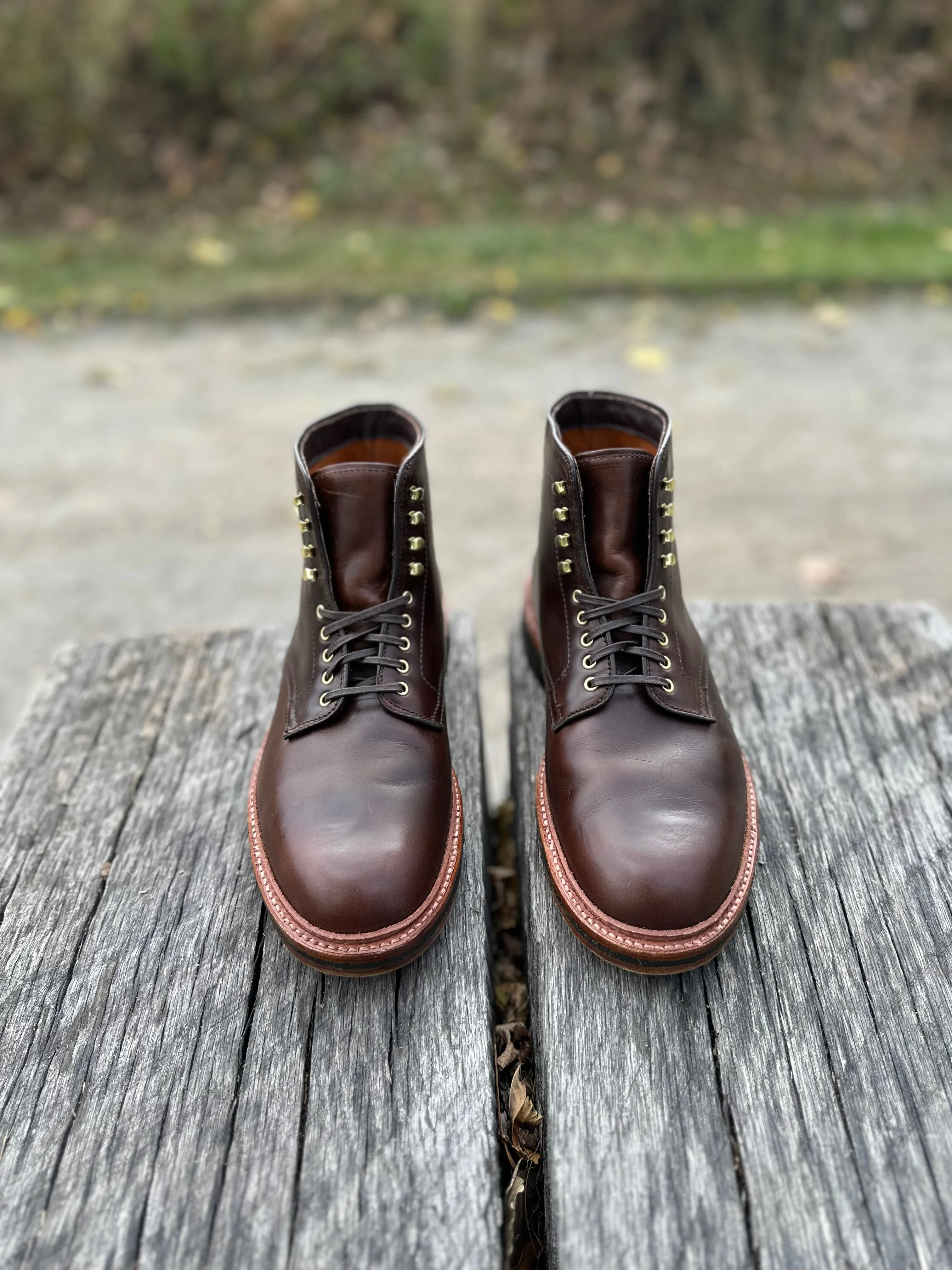 Western Flair D1848H - Plain Toe Boot in Brown Chromexcel