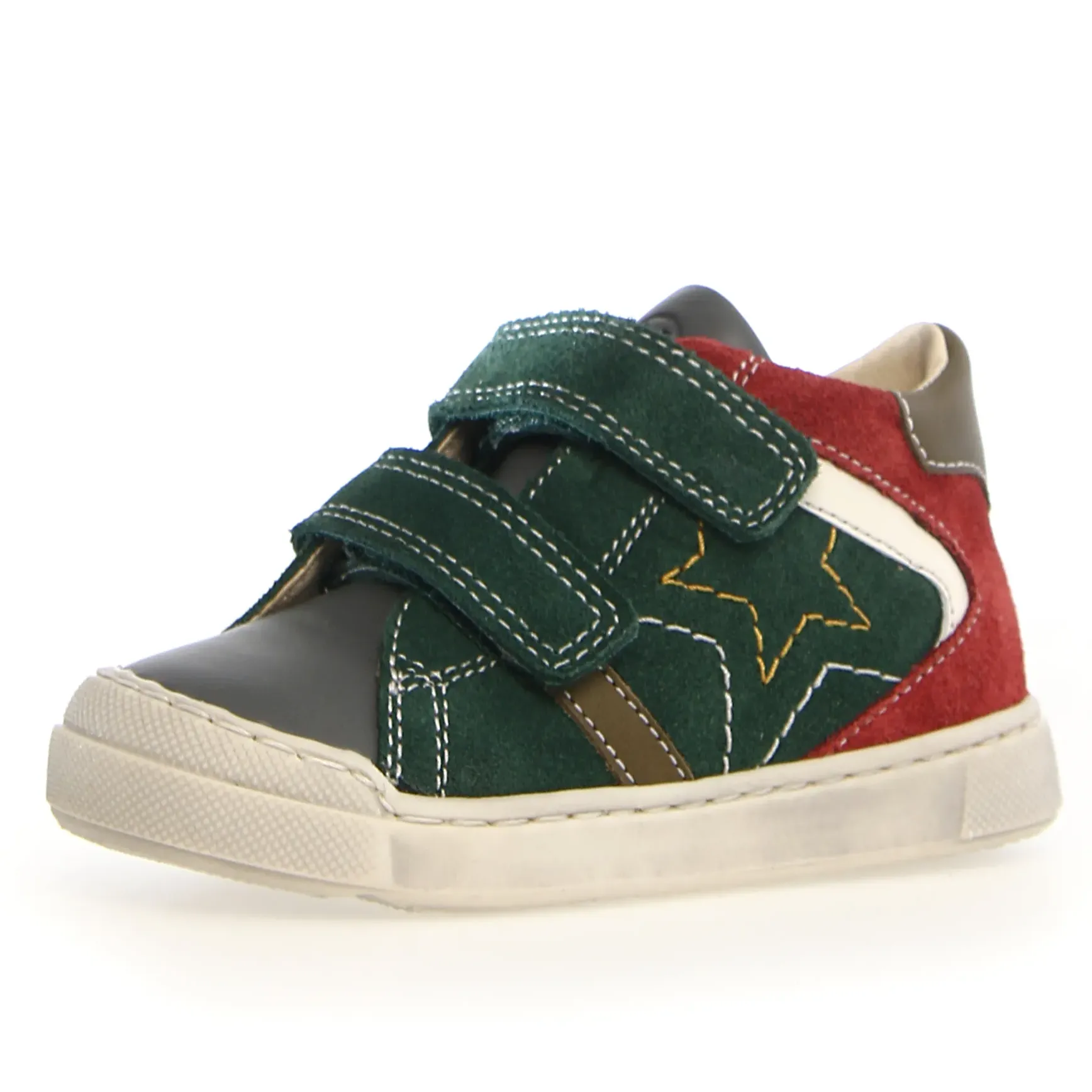 Boys' clothing Naturino Nerys Vl Boy's and Girl's Casual Shoes - Anthracite/Green Bottle/New Granata