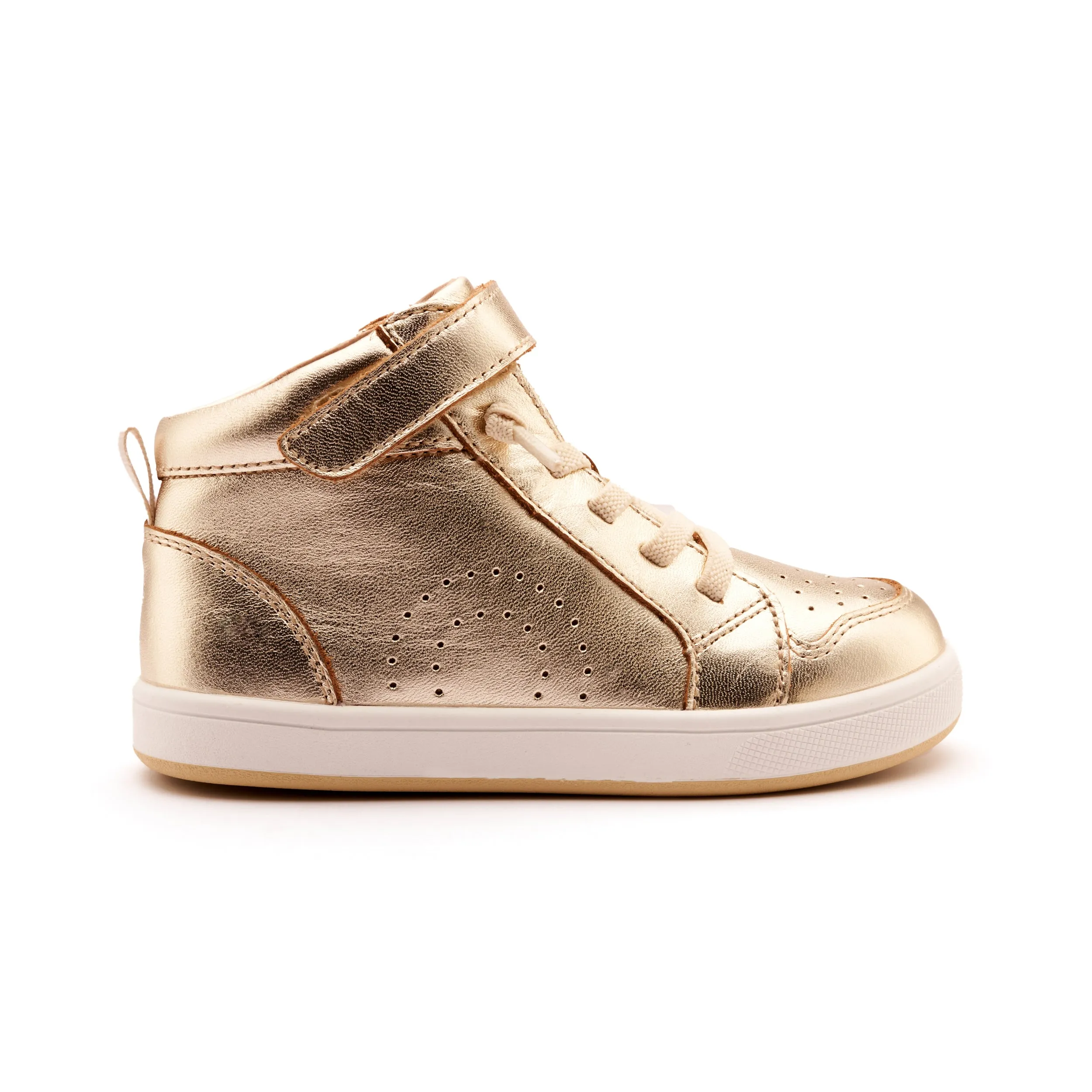 Width Options Old Soles Boy's and Girl's The Skill Casual Shoes - Gold