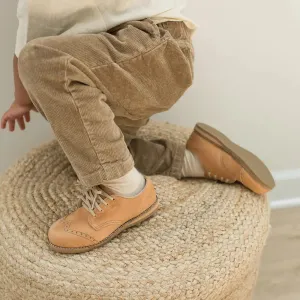 Wing Tip Oxford - Tan Sporty kids' shoes