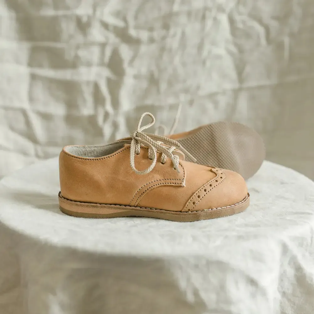 Wing Tip Oxford - Tan Safe Transactions