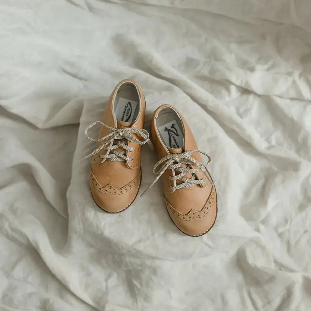 Wing Tip Oxford - Tan Safe Transactions