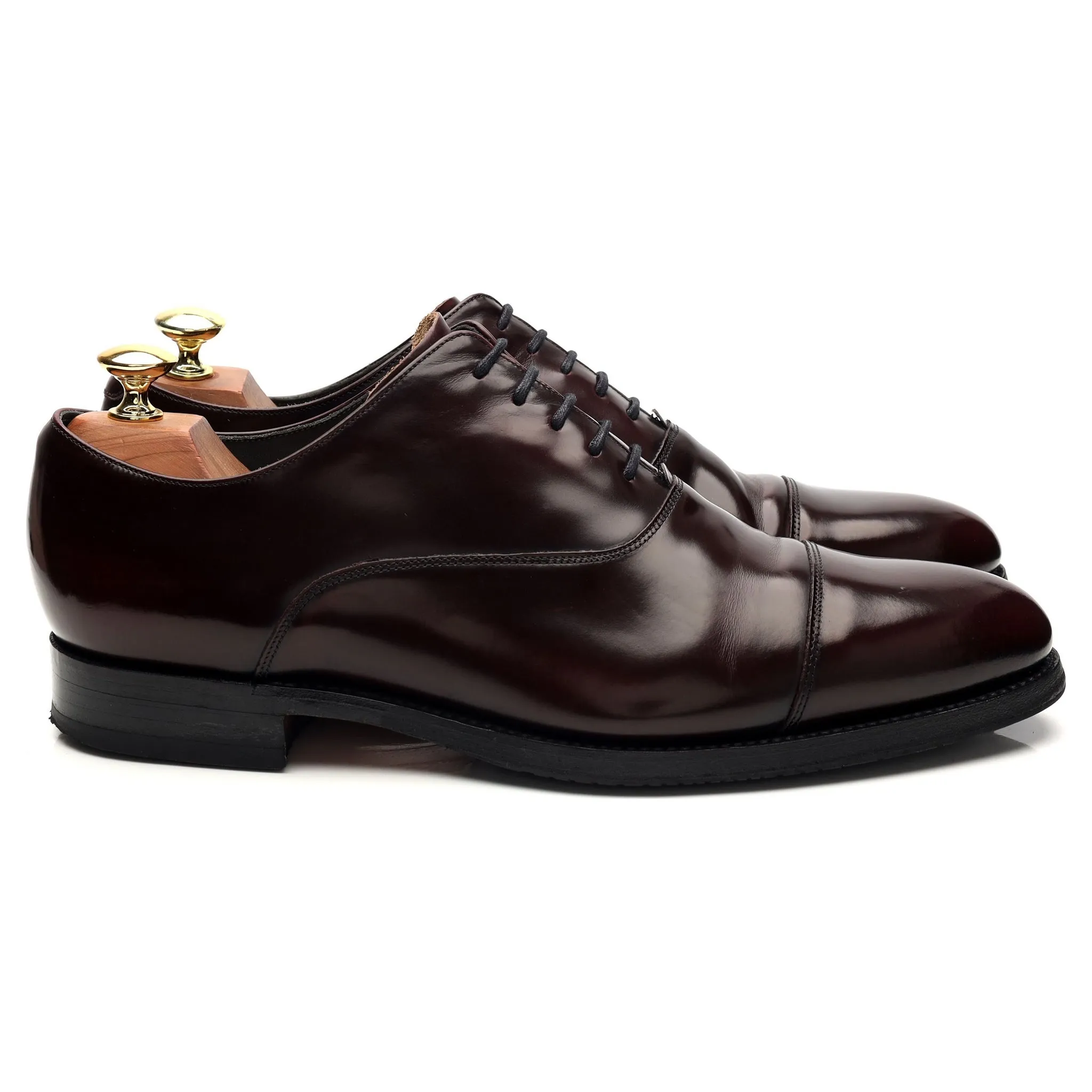 Office Ready Step Style 'Winsford' Burgundy Leather Oxford UK 8.5 G