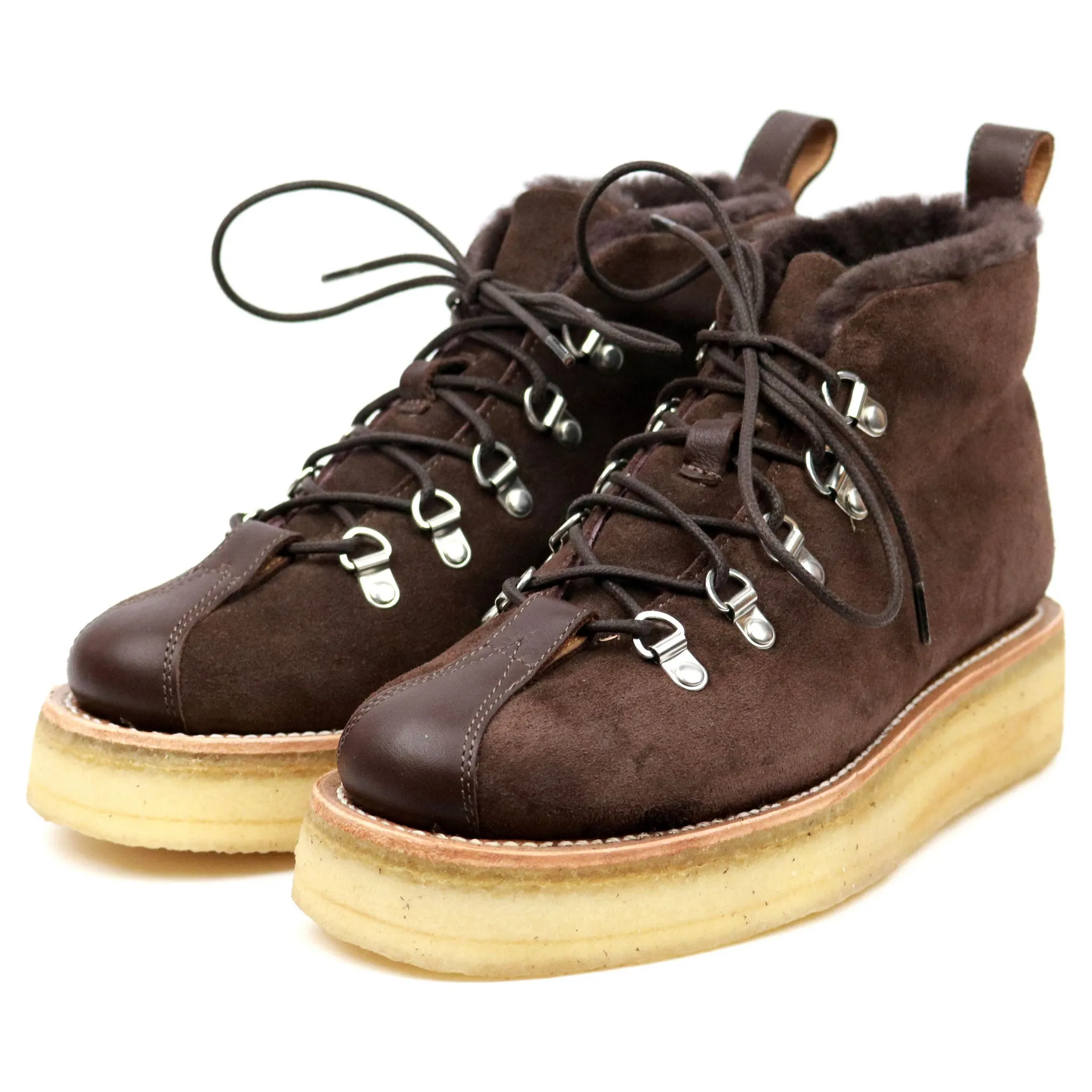 Women's 'Bridget' Brown Suede Hiker Boots UK 4 Athletic Wear