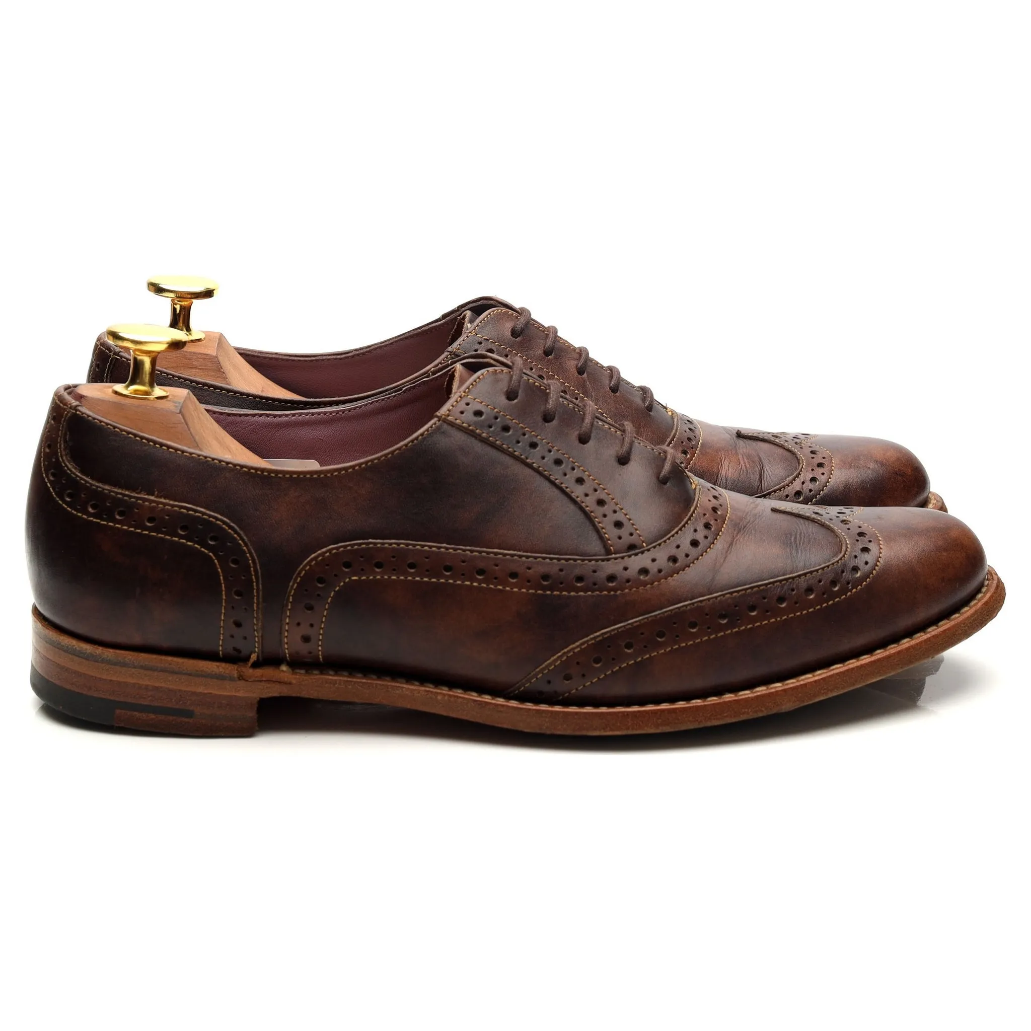 Women's 'Freya' Brown Leather Oxford Brogues UK 6.5 D Durable Build