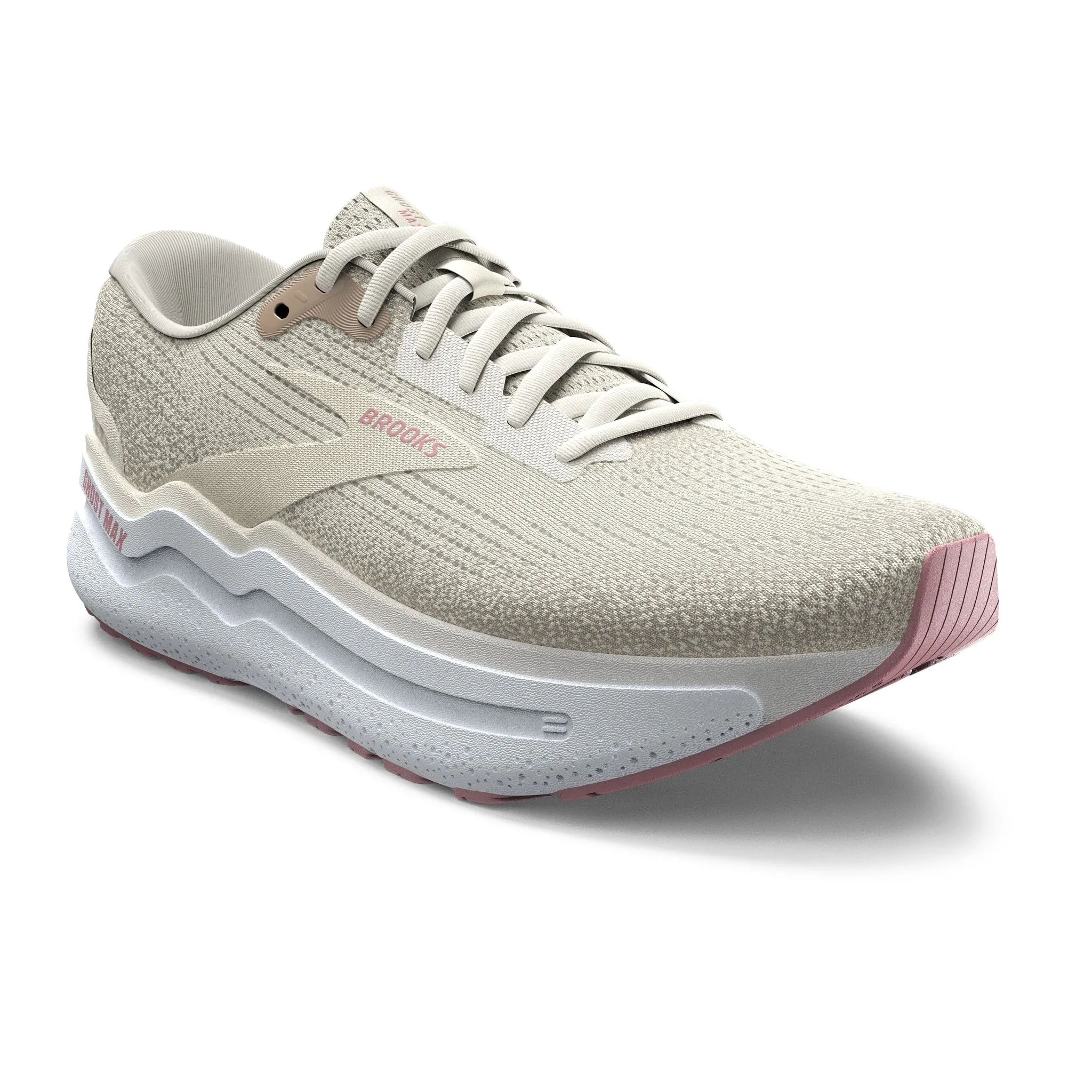 Women's Ghost Max 2 - Coconut Milk / Gray / Zephyr Supportive arch