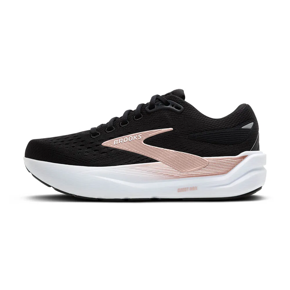 Women's Ghost Max 3 - Black / Black / Rose Gold Comfort Boost Midsole