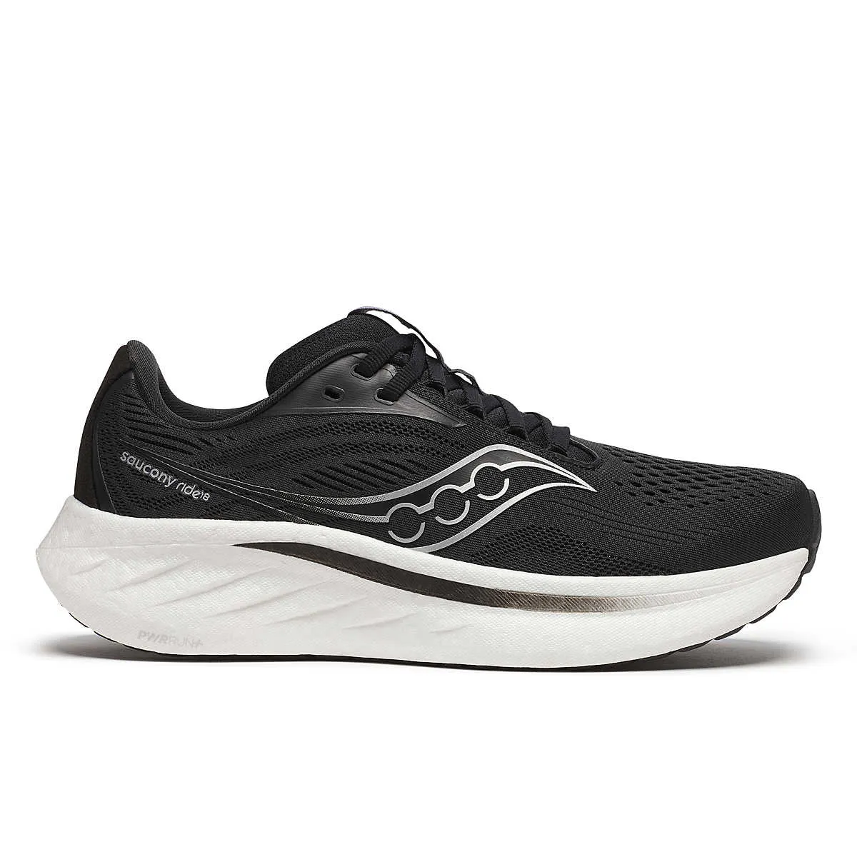 Women's Ride 18 - Black / White Multi-functional breathability