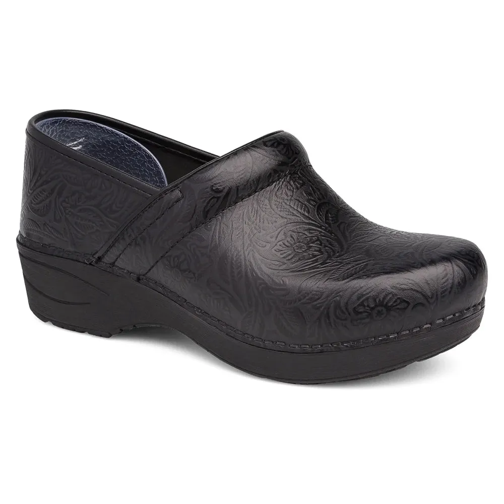 Dansko XP 2.0 Black Tooled Floral Womens Womens Shoes Black Tooled Floral