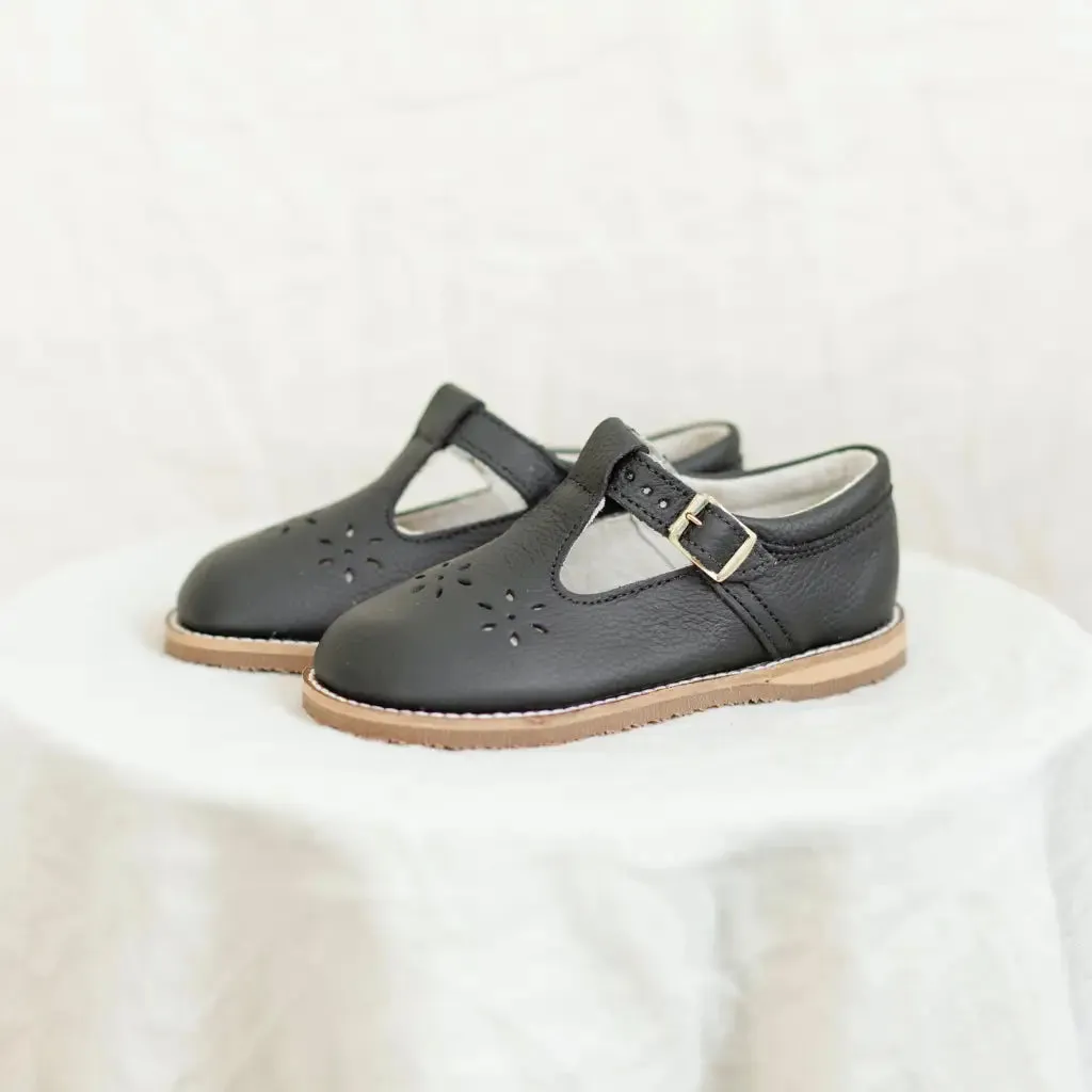 Youth Footwear Flora T-Strap - Black