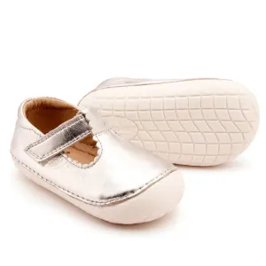 Sporty kids' attire Stretchable kids' clothes Old Soles Girl's Pave Classic-T Casual Shoes - Silver / Snow