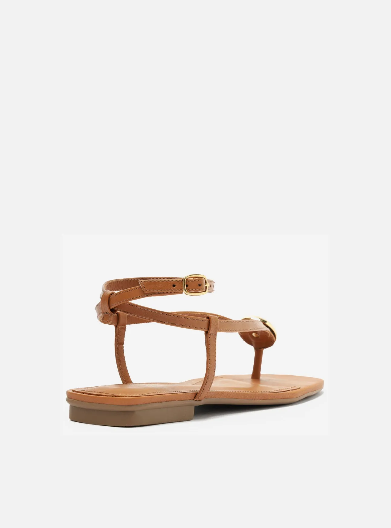 Zuri Leather Flat Step Style